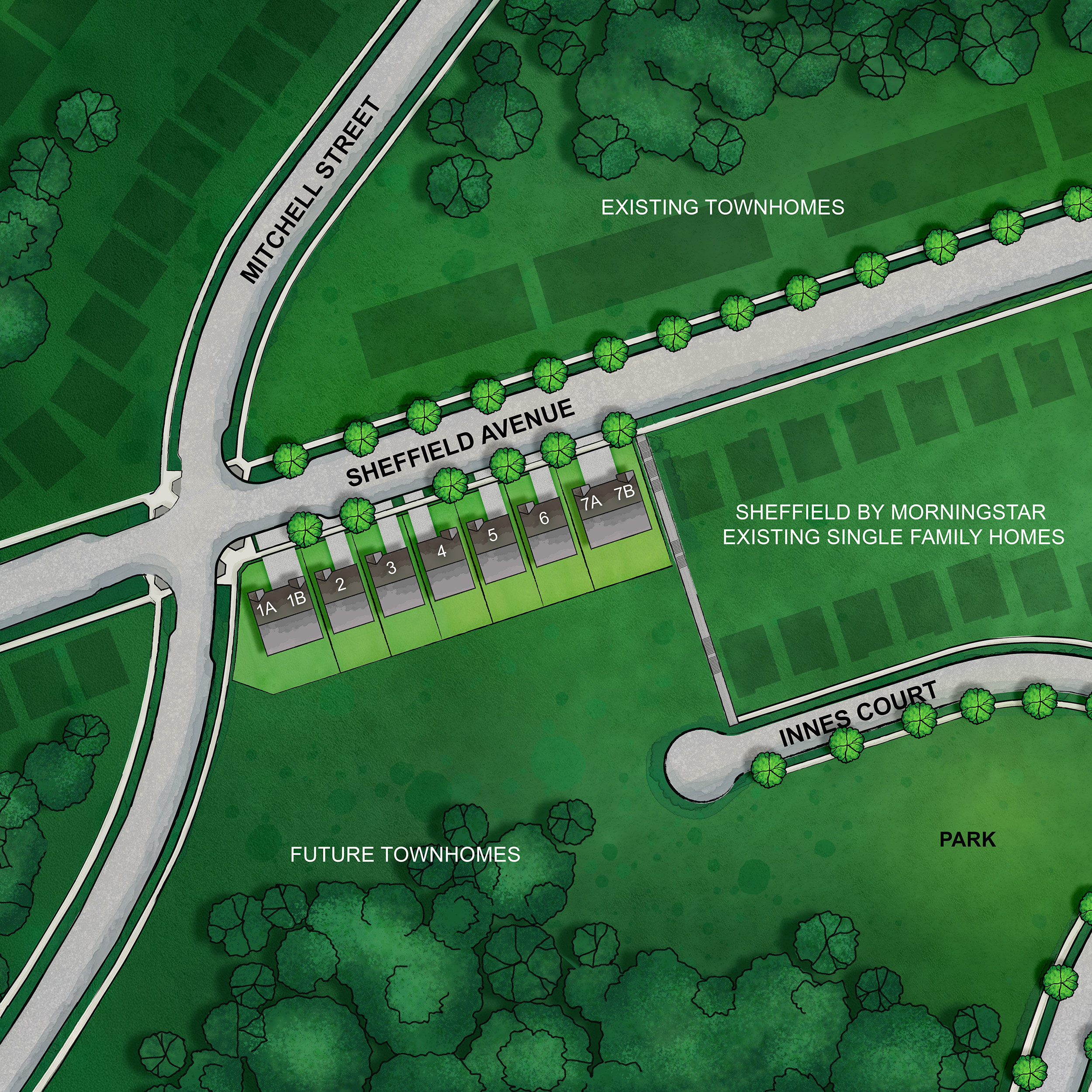 The Estates at Parkview site plan